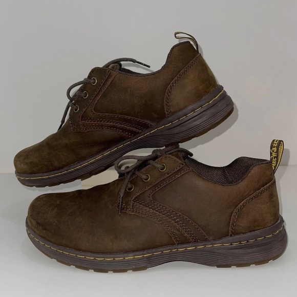 Pre-Owned Brown Dr. Martens AirWair Mens Size 11M AW004 Gilmer Leather Shoes - Picture 4 of 7